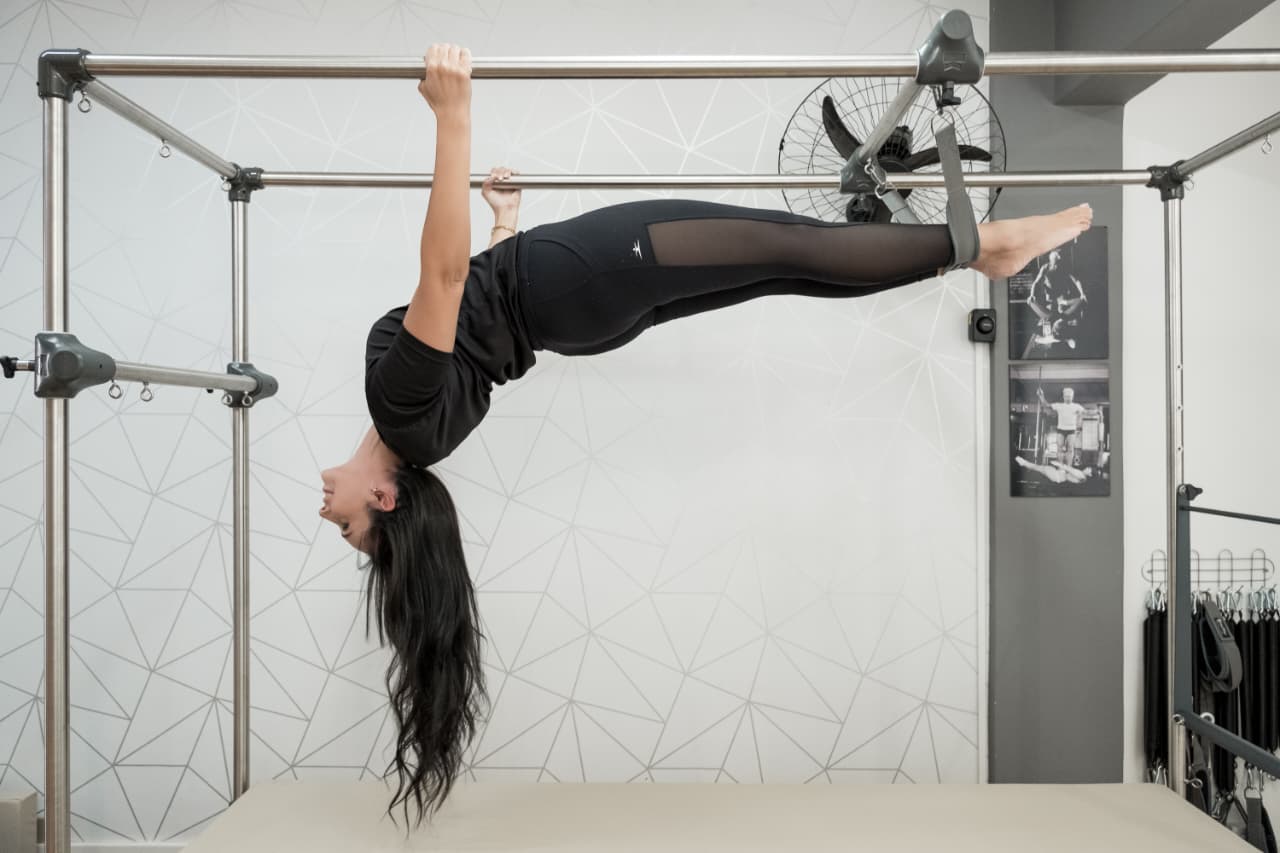Aparelhos de Pilates na clínica